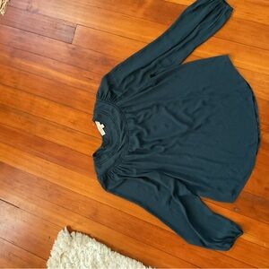 LOFT Dark Teal Blouse